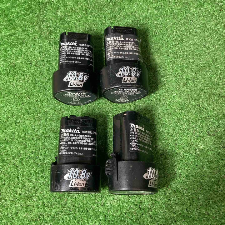 【中古品】◇充電式インパクト×2点＆充電式ドライバードリル×2点 (10.8V1.3Ahバッテリー×4、充電器付き) まとめ9点セット♪【岩槻店】