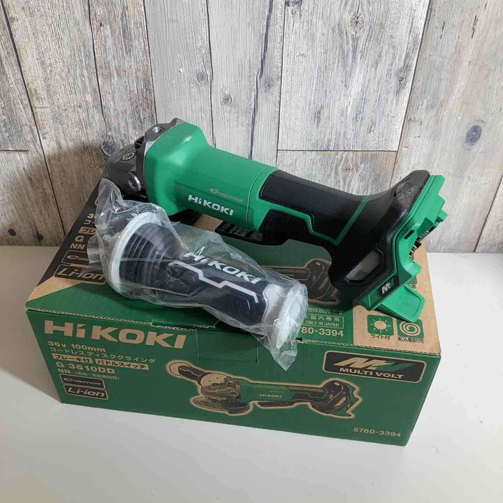 ★ハイコーキ(HIKOKI ※旧:日立工機) 100mmコードレスディスクグラインダ G3610DD(NN)【戸田店】