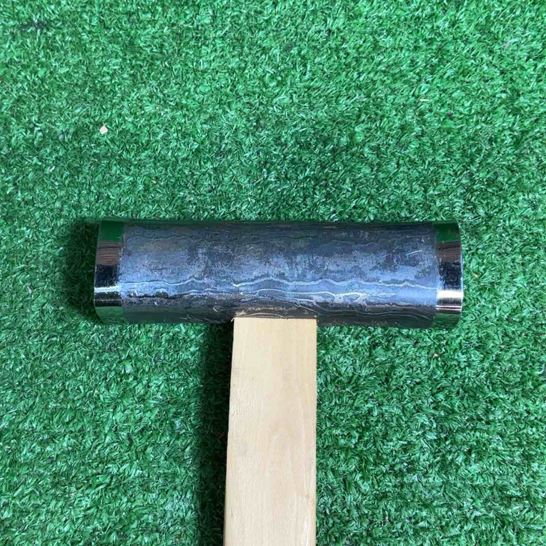 道心斎正行 玄翁  四角 鋼付 黒木目 150匁 グミ柄 中古品【藤沢店】