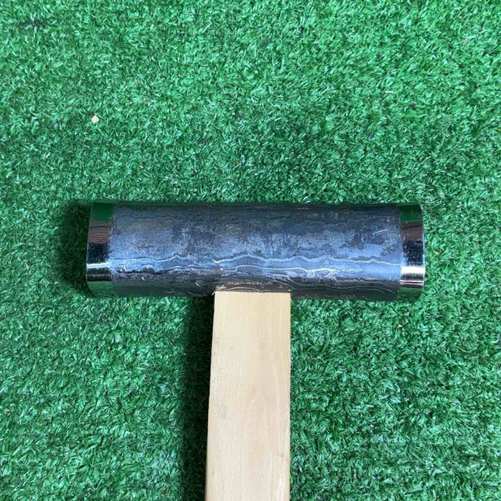 道心斎正行 玄翁  四角 鋼付 黒木目 150匁 グミ柄 中古品【藤沢店】