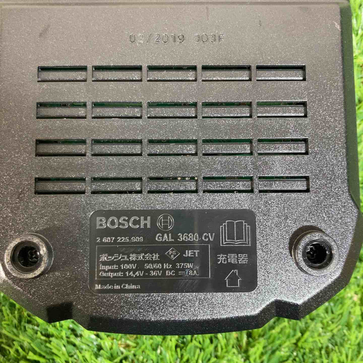 ▼ボッシュ(BOSCH) 充電器 GAL3680CV 通電確認済み【戸田店】