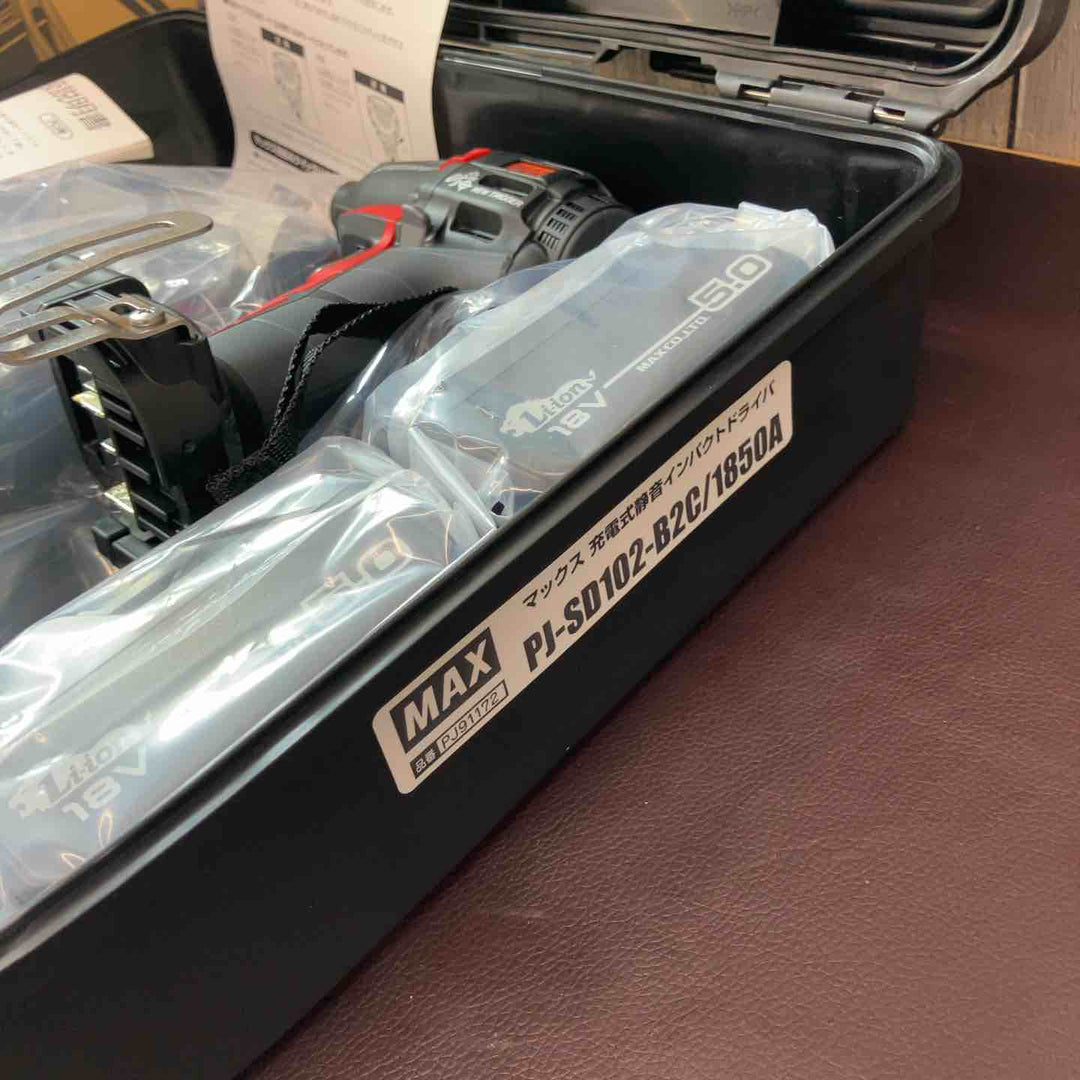 【未使用(店頭展示品)】★マックス(MAX) コードレス静音インパクトドライバー PJ-SD102-B2C/1850A【東大和店】