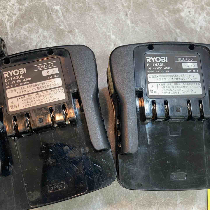 【中古品】◇リョービ(RYOBI) コードレスインパクトドライバー 14.4V BID-1416 657702A バッテリー2個・充電器付き【八潮店】