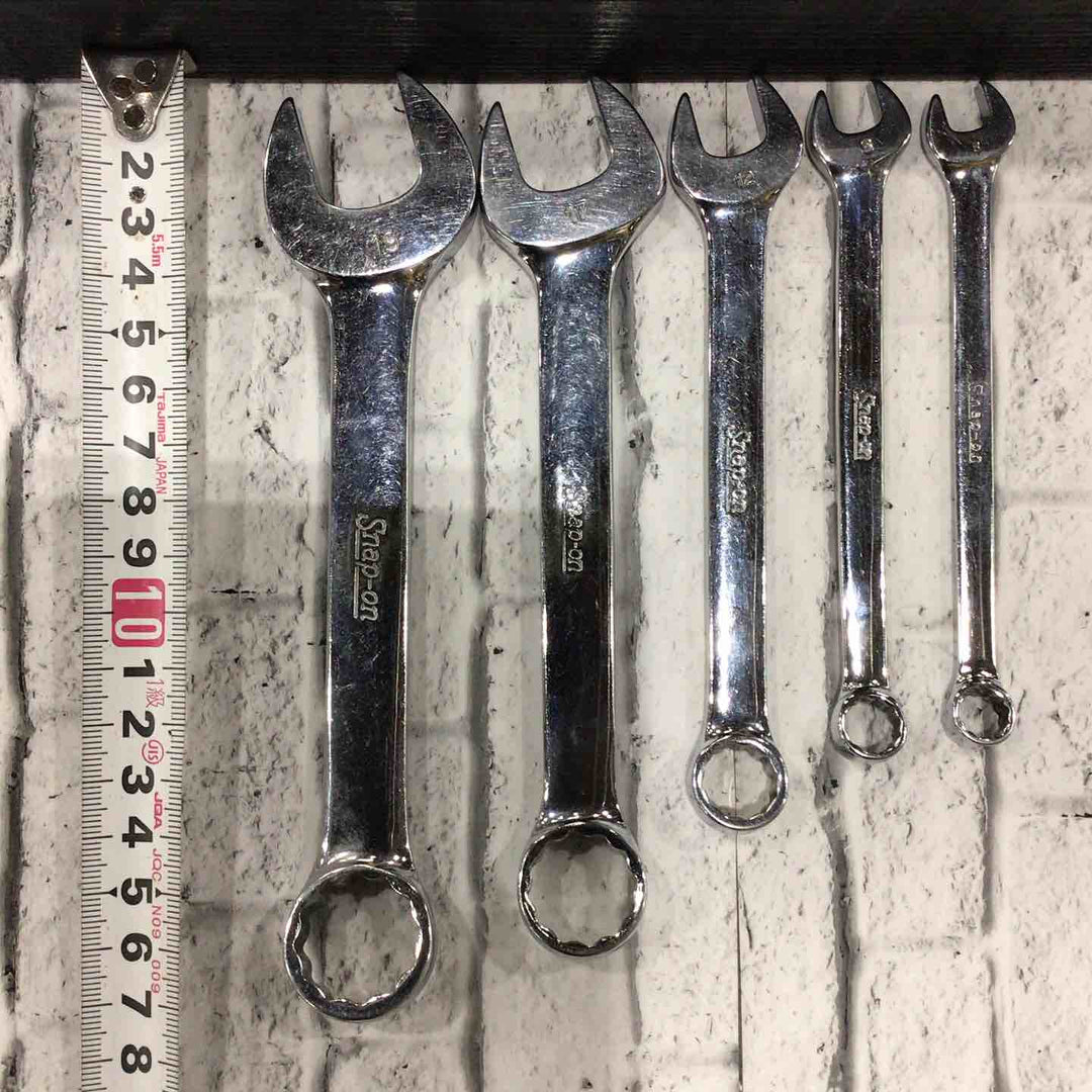 スナップオン(Snap-on) コンビネーションレンチ 5本組 OEXMシリーズ 旧ロゴ 【川口店】