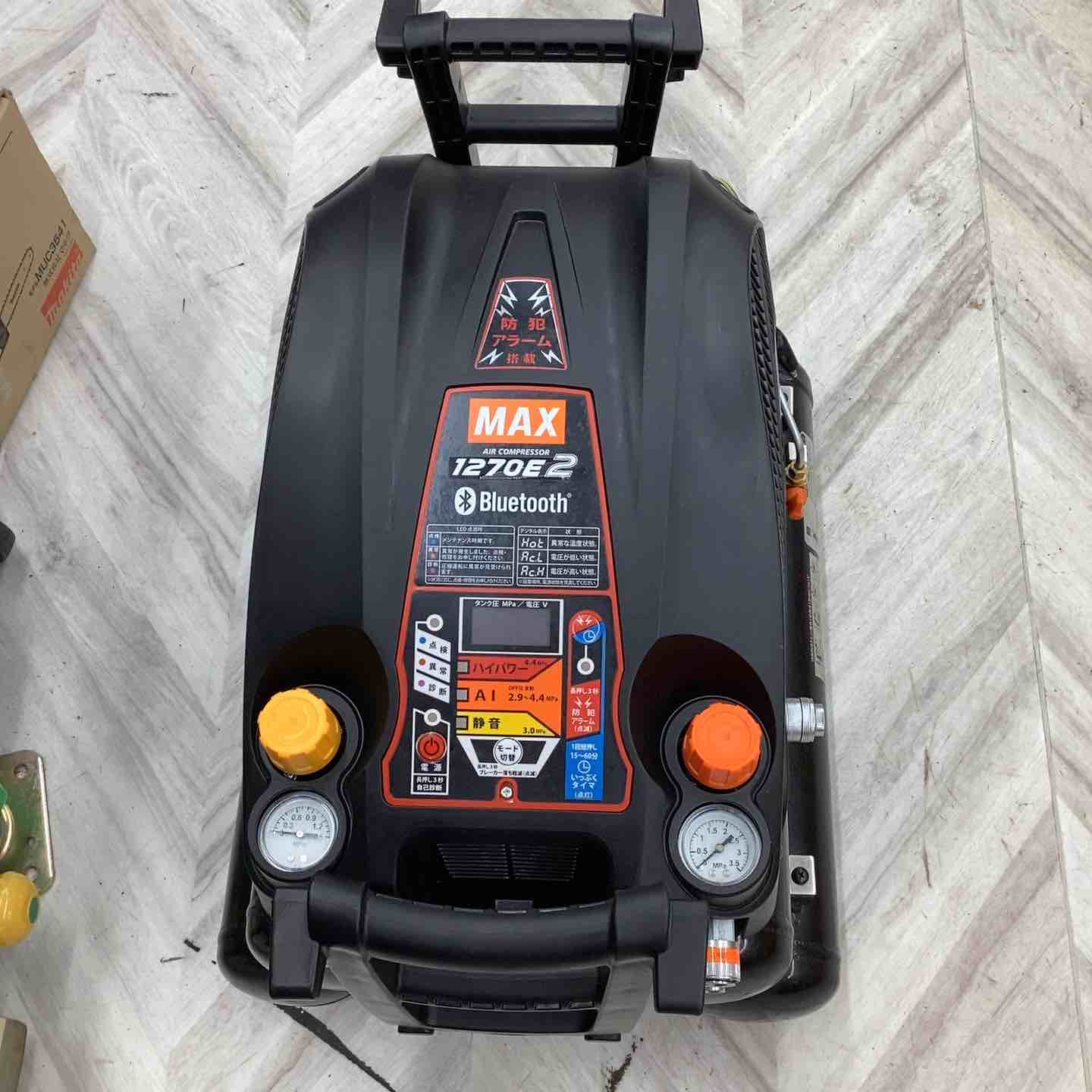 ☆マックス(MAX) エアコンプレッサー AK-HL1270E2(27L)_ブラック【越谷