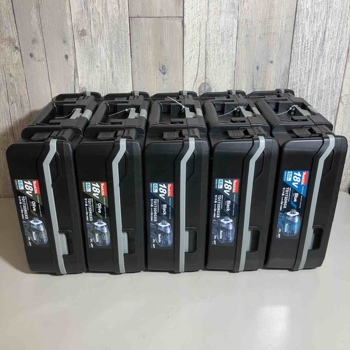 【未使用品】 マキタ makita コードレス インパクトドライバー TD173DRGX TD173DRGXB TD173DRGXO 5台 インパクト 青 ブルー 黒 ブラック オリーブ【戸田店】