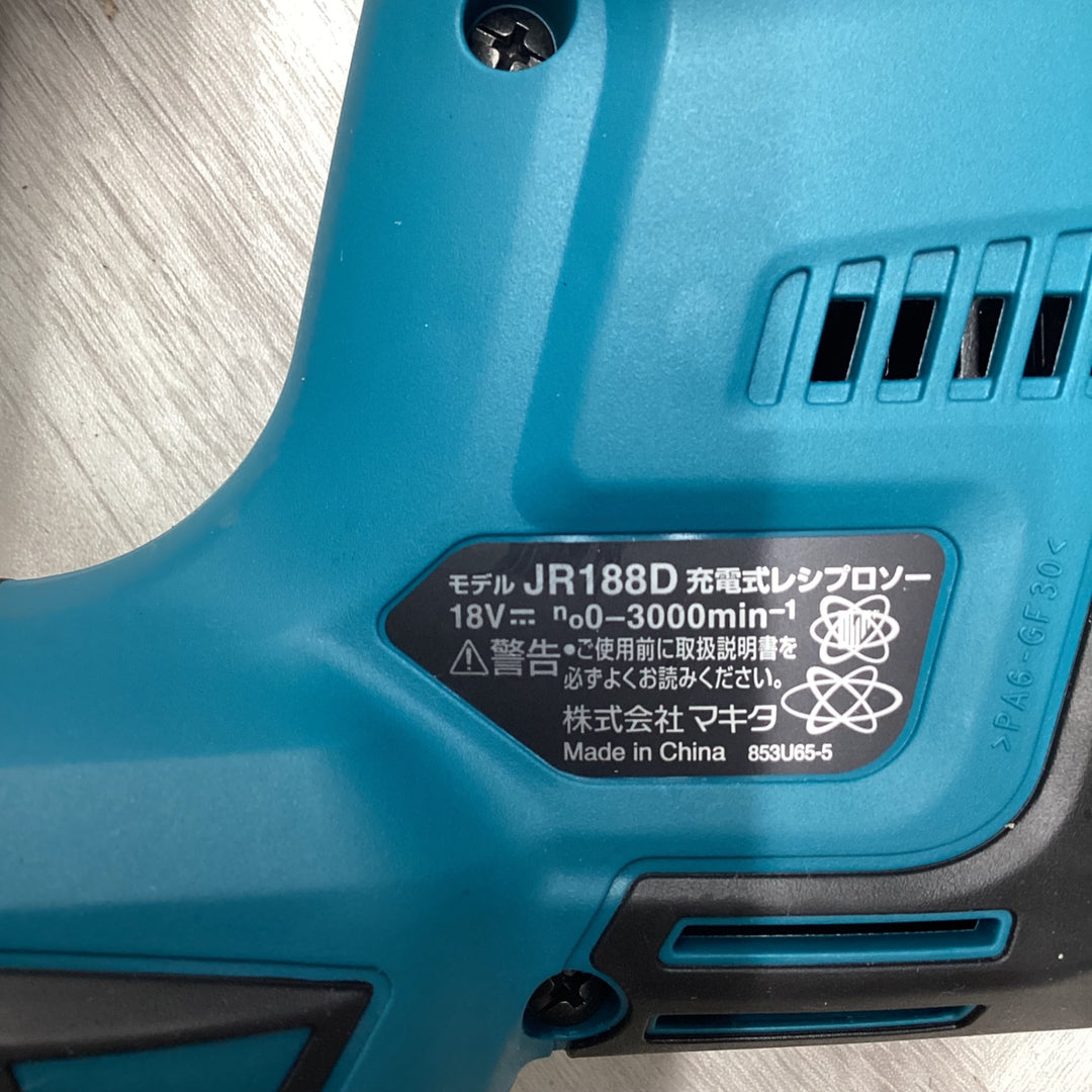 ★マキタ(makita) コードレスレシプロソー JR188DZK【越谷店】