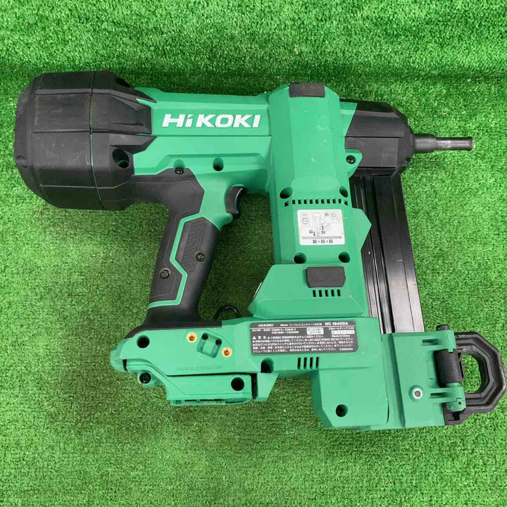 ★ハイコーキ(HIKOKI) コードレスコンクリート釘打機 NC1840DA(2XPZ)※バッテリー1つ欠品【川崎店】