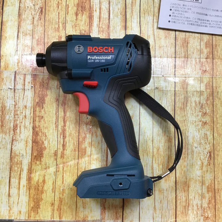 ボッシュ(BOSCH) 18Vバッテリー インパクトドライバー GDR18V-160【川崎店】