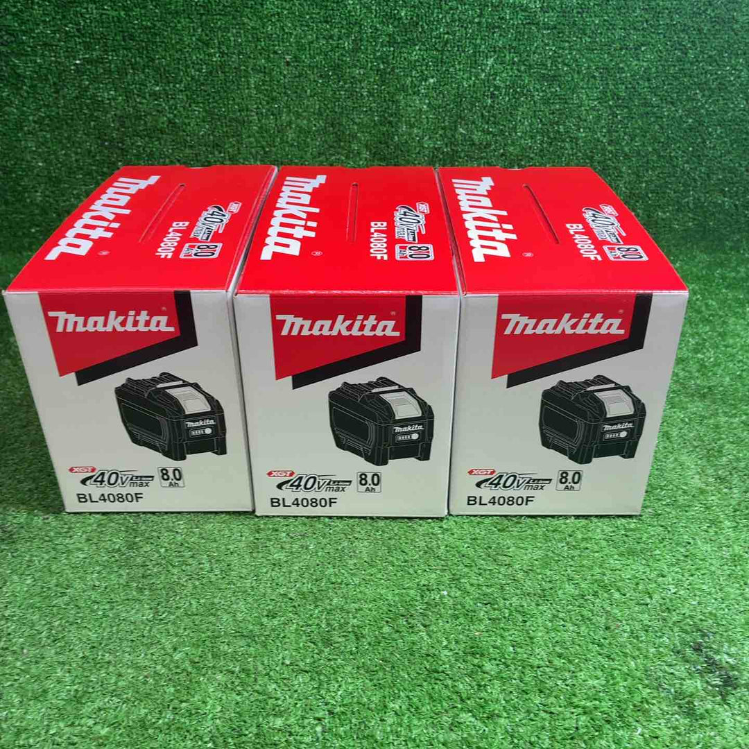 【未使用品】 マキタ (makita) リチウムイオンバッテリー 40Vmax/8.0Ah BL4080F 3個セット 【藤沢店】