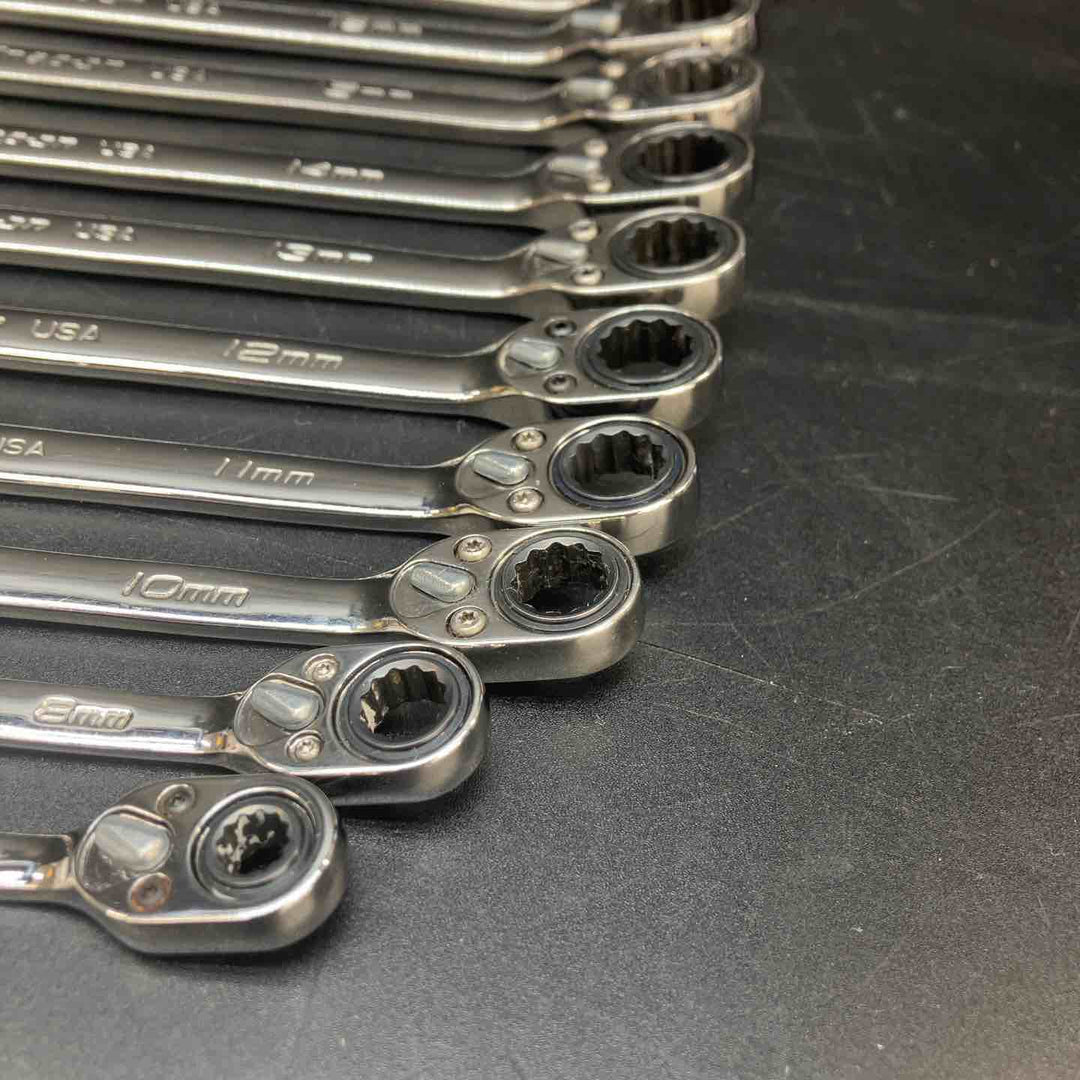 スナップオン(Snap-on) コンビギアレンチセット SOXRRM710A+8mm 6mm付き 6mm-19mm 計12本セット【川越店】