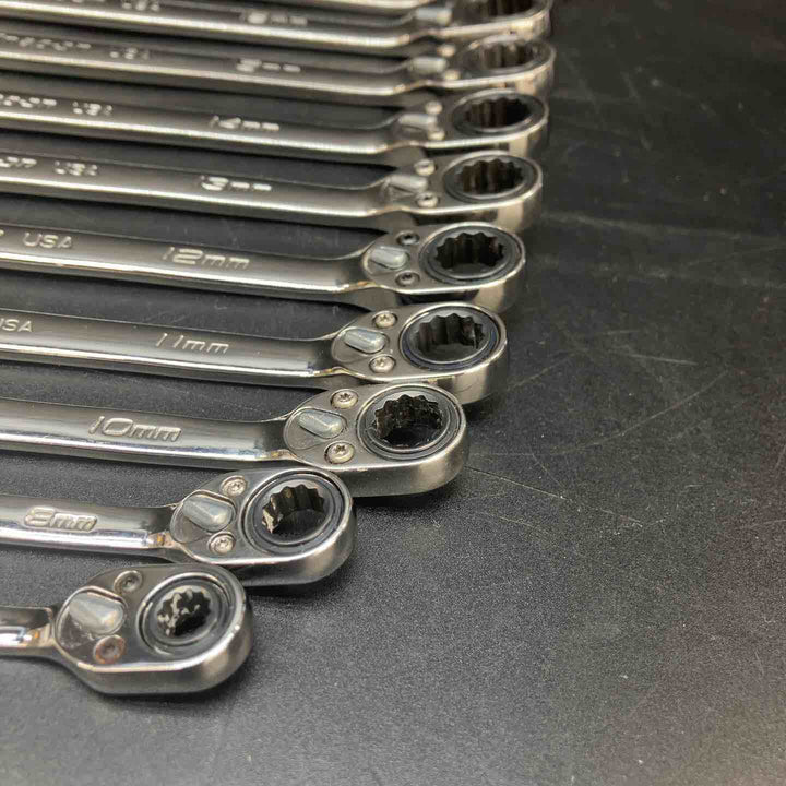 スナップオン(Snap-on) コンビギアレンチセット SOXRRM710A+8mm 6mm付き 6mm-19mm 計12本セット【川越店】