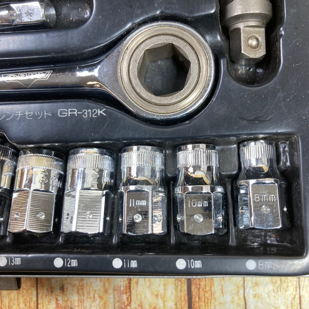 KABO　ギヤレス貫通ソケットレンチセット　GR-312K【川崎店】