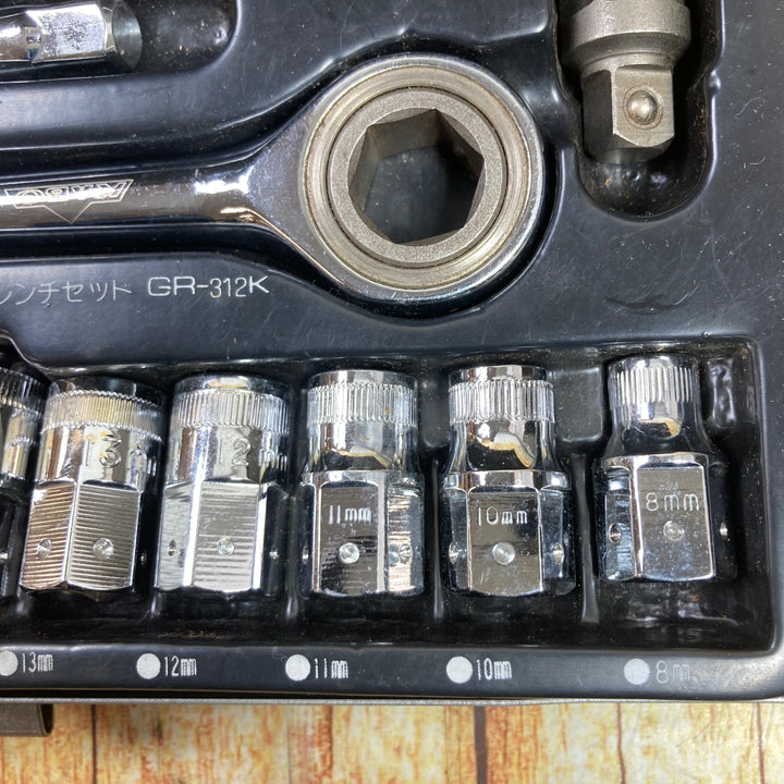 KABO　ギヤレス貫通ソケットレンチセット　GR-312K【川崎店】
