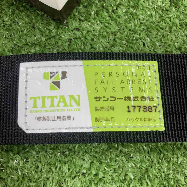 ◇タイタン(TITAN) フルハーネス型墜落制止用器具 OT-TBN-9B-DERW01-M【川崎店】