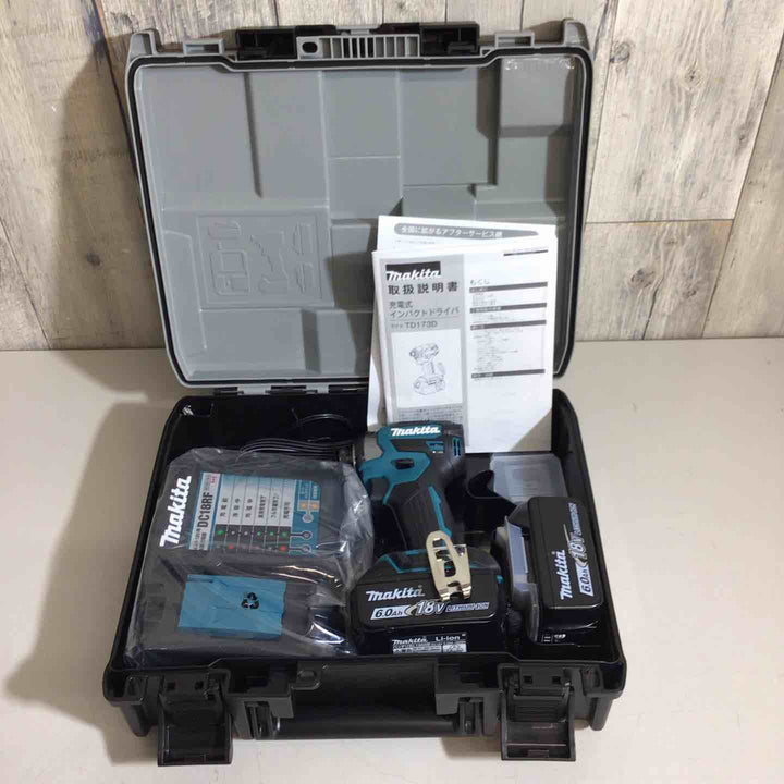 【未使用品】マキタ(makita) コードレスインパクトドライバー TD173DRGX 5台セット ブルー【戸田店】