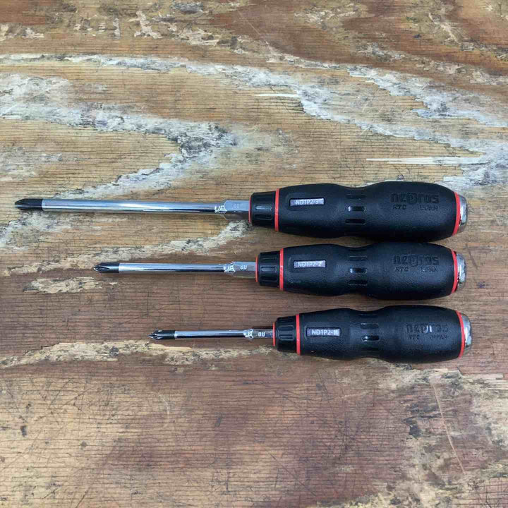 ▲ネプロス 樹脂柄ドライバ貫通タイプ プラスドライバーND1P2-1,2,3【柏店】