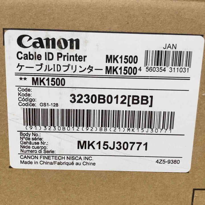 ◇キヤノン(CANON) ケーブルIDプリンター Mk1500 3230B012【柏店】