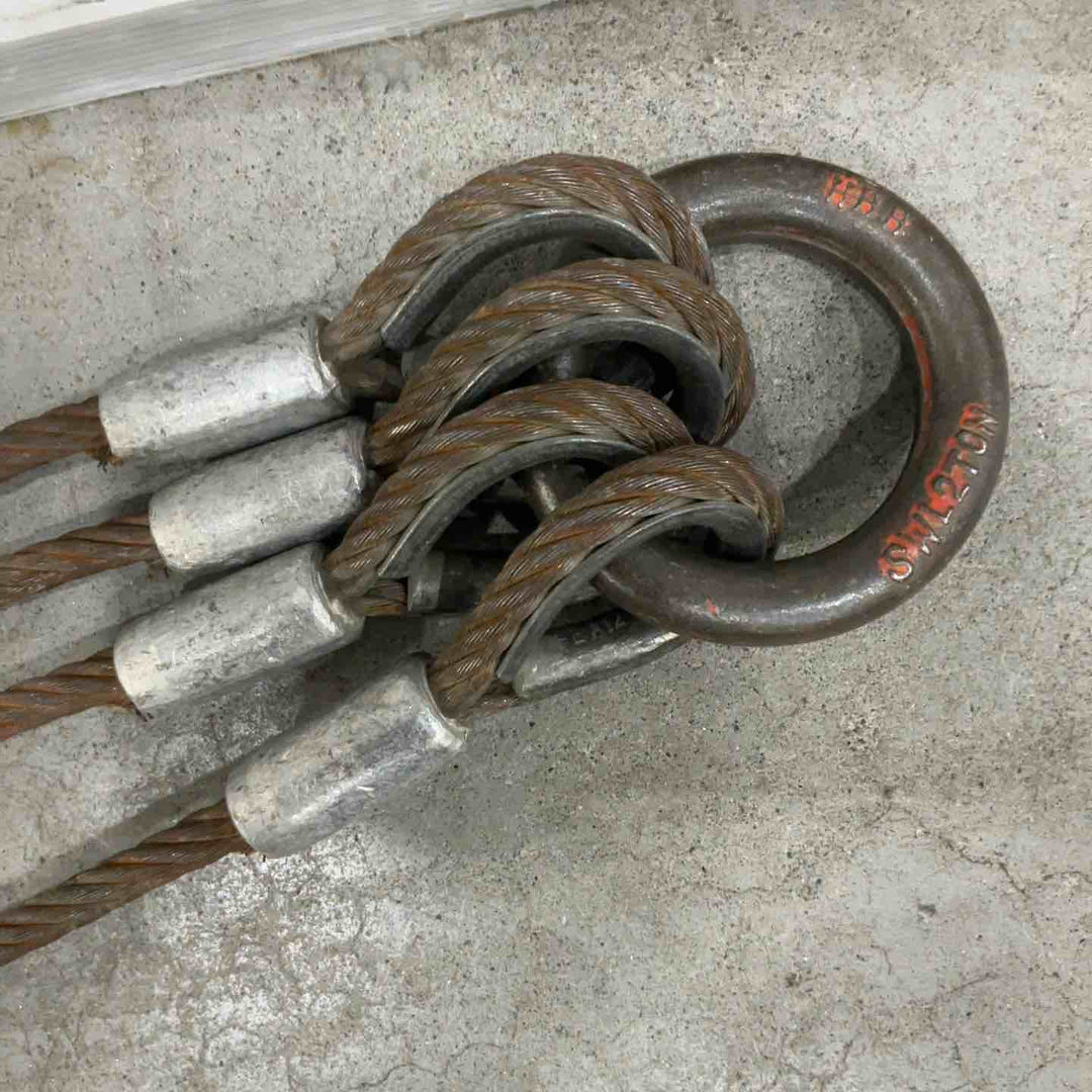 4点吊りワイヤー 1.5m【川口店】