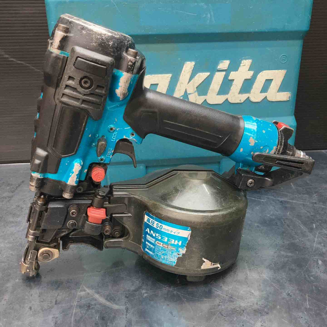 ★マキタ(makita) 高圧エア釘打ち機 AN533HM【川越店】