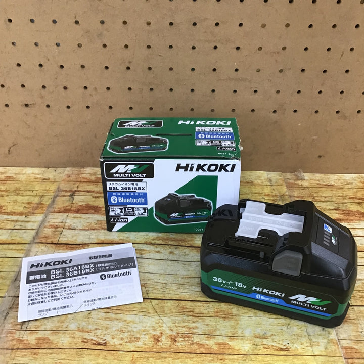 ★ハイコーキ(HIKOKI ※旧:日立工機) リチウムイオンバッテリー 36V/4.0Ah BSL36B18BX【川崎店】