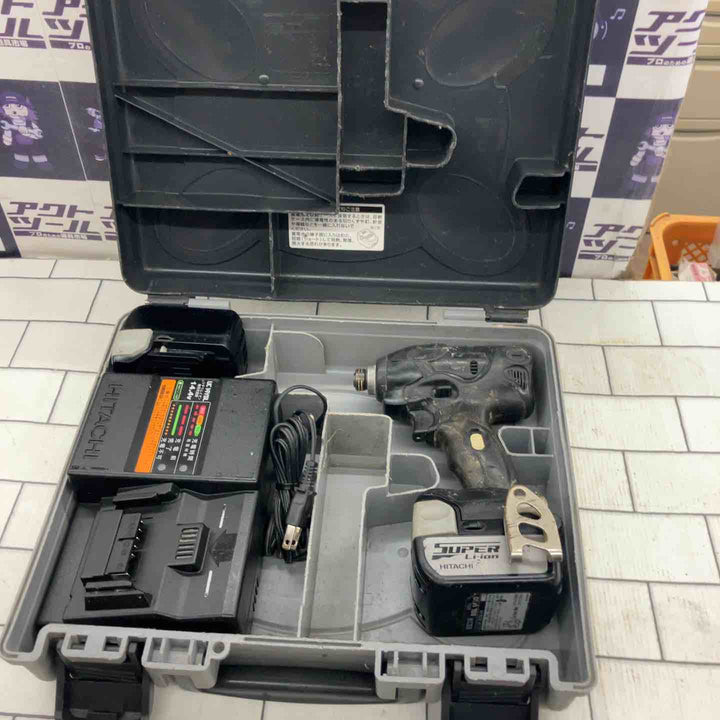 ◇ハイコーキ(HIKOKI ※旧:日立工機) コードレスインパクトドライバ ストロングブラック WH14DSL(2SLCK)(B)【所沢店】