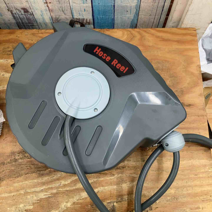 【未使用品】優品研究所 エアホースリール 自動巻取 壁掛け式 20M【柏店】