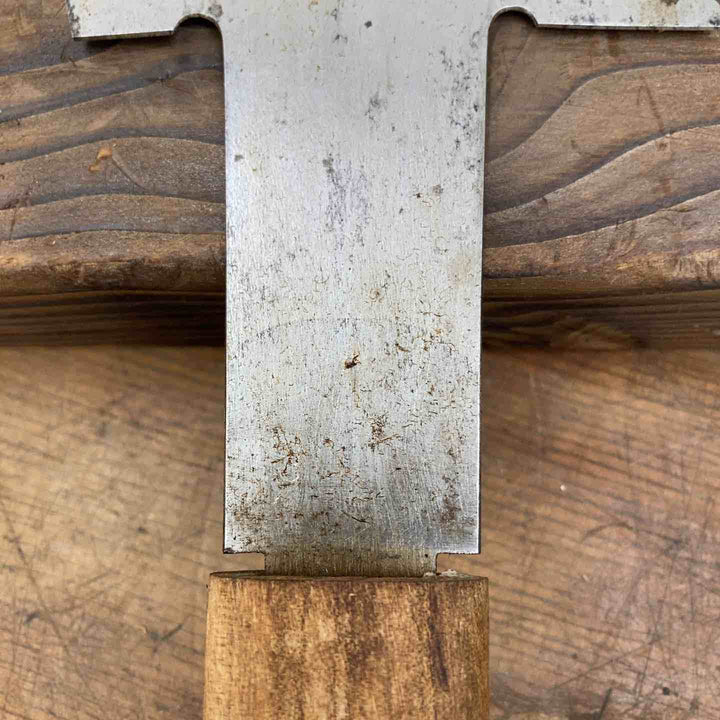 【中古美品】　「宮野平次郎」銘 両刃鋸 刃長約270mm 大工道具 和工具【柏店】