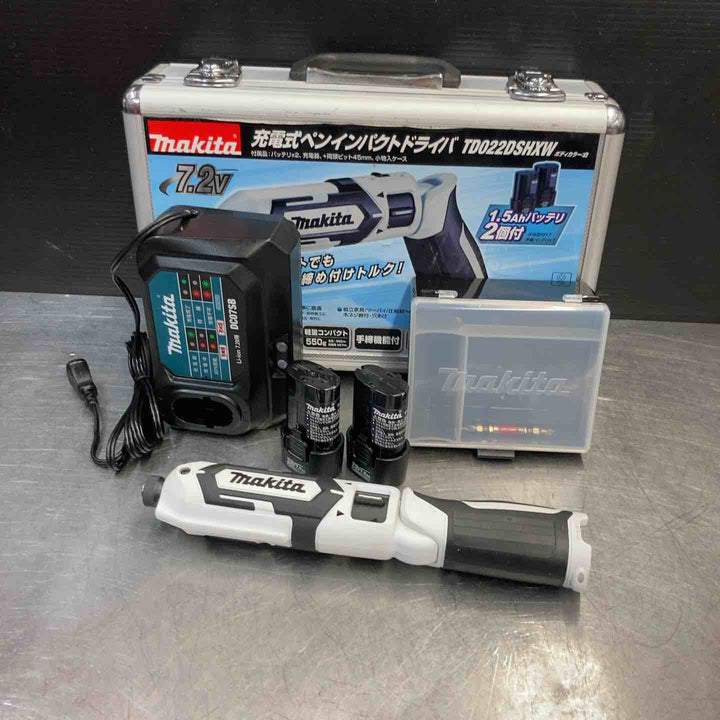 【中古品】 マキタ(makita) 7.2V コードレスペンインパクトドライバー TD022DSHXW 【東大和店】