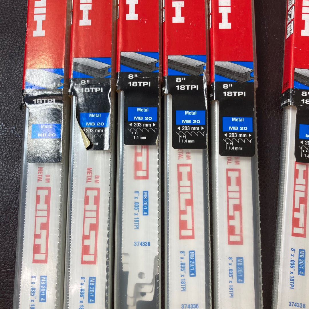 【未使用(店頭展示品)】ヒルティ(HILTI) レシプロソーブレード MB20 15個(75枚) 保管品【東大和店】