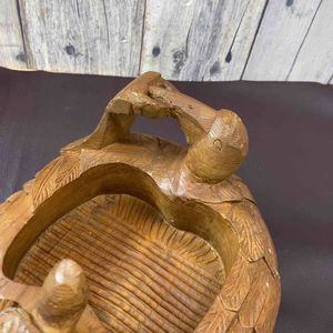 【超希少】 【中古美品】 龍亀鶴 木彫り 墨壺 すみつぼ 鉋 かんな カンナ 和工具 大工道具 鑿 のみ 鋸 のこ 【東大和店】