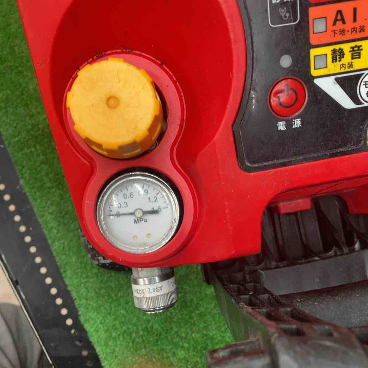 【中古品】マックス(MAX) エアコンプレッサー AK-HL1270E_レッド 動作確認済み【川越店】