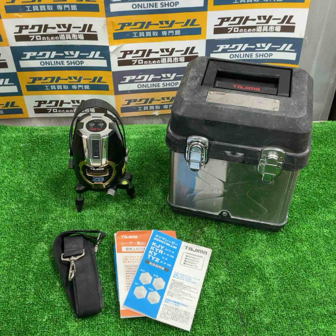 ◇タジマ(TAJIMA)  ブルーグリーンレーザー墨出し器 ZEROB-KY 矩・横  ZERO BLUEｰKY【草加店】