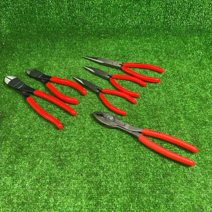 KNIPEX ニッパー 74 01 160、74 01 200/ラジオペンチ 25-160×2、26-200/スリップジョイントプライヤー ツイングリップ 82 01 200 6点セット【藤沢店】