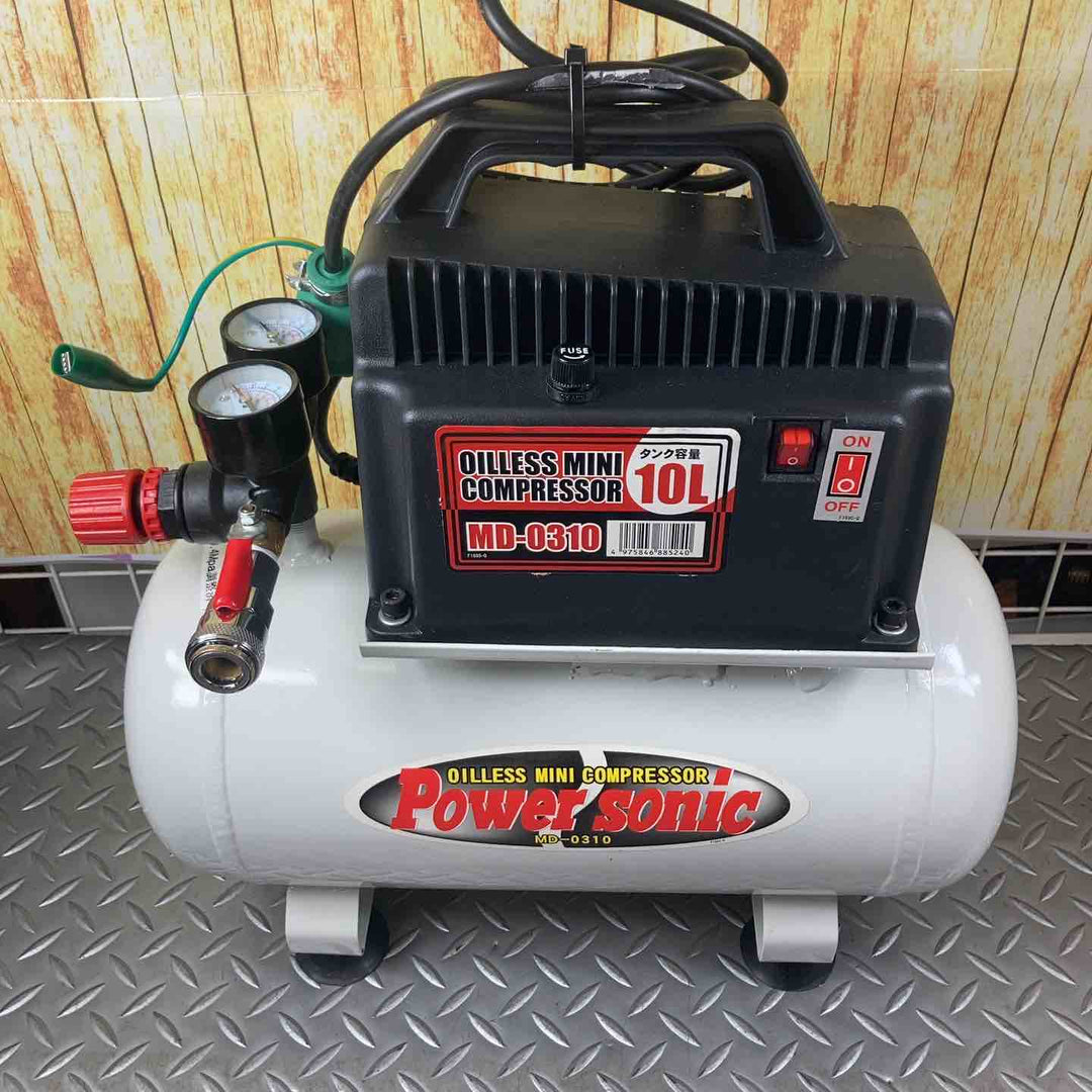 Power sonic(パワーソニック) オイルレスミニコンプレッサ MD-0310【川崎店】