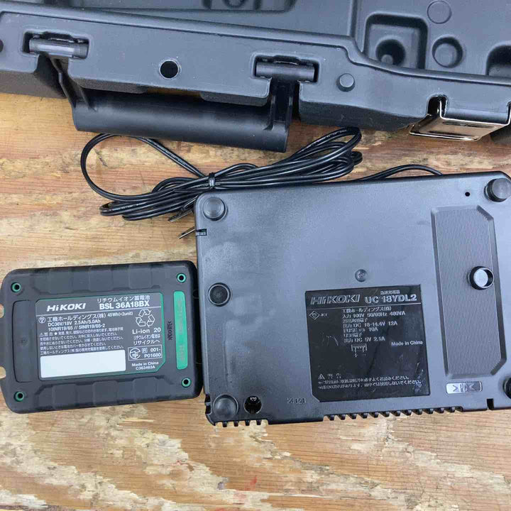 【美品】◇ハイコーキ HIKOKI 日立工機 充電式 コードレスフロアタッカー N3604DM(XPZ) 36V セット【柏店】