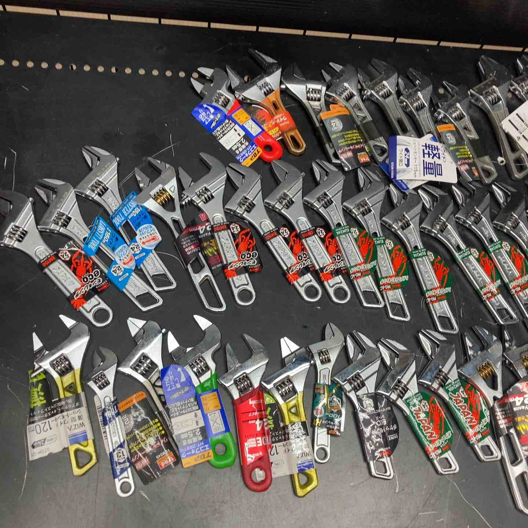 ▼モンキーレンチ50個まとめ売り 格安☆ ロブスター スーパーツール TOP サイズ 複数 軽量 薄型 ショート 様々【川越店】