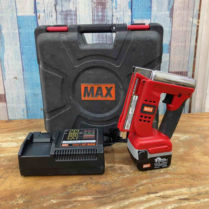 【中古品】◇マックス(MAX) コードレスタッカ TG-Z3-BC バッテリー1個・充電器セット【柏店】