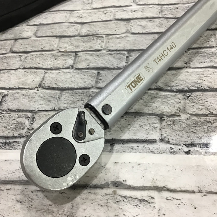 ○トネ(TONE) プレセット形トルクレンチ 差込角12.7mm(1/2") T4HC140 140N・m【川口店】