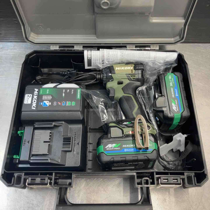 【未使用品】★ハイコーキ(HIKOKI ※旧:日立工機) コードレスインパクトドライバ フォレストグリーン WH36DD(2XHGSZ)【川越店】