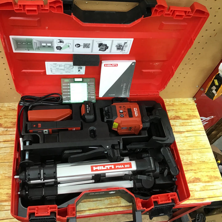 ○ヒルティ(HILTI) グリーン コードレスレーザー墨出し器 フルライン PM30-MG【川崎店】