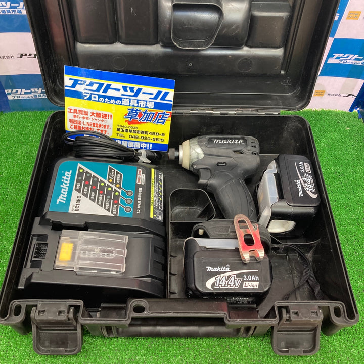 ★マキタ(makita) コードレスインパクトドライバー 14.4V 3.0Ah TD136DRFXB【草加店】