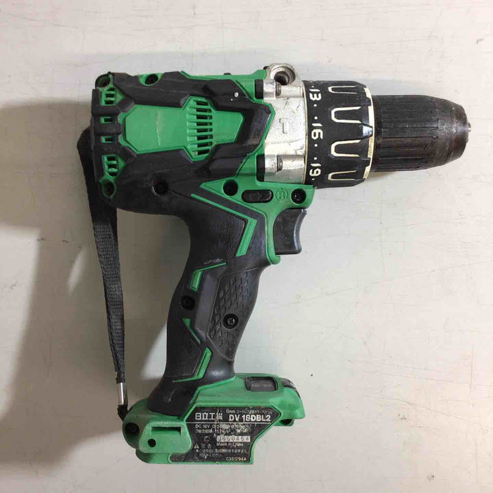 ☆ハイコーキ(HIKOKI ※旧:日立工機) コードレス振動ドリルドライバー DV18DBL2(NN)【藤沢店】