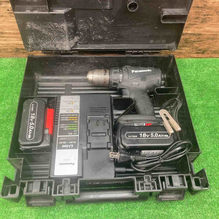 ★パナソニック(Panasonic) コードレス振動ドリルドライバー EZ79A2LJ2G-B【川越店】