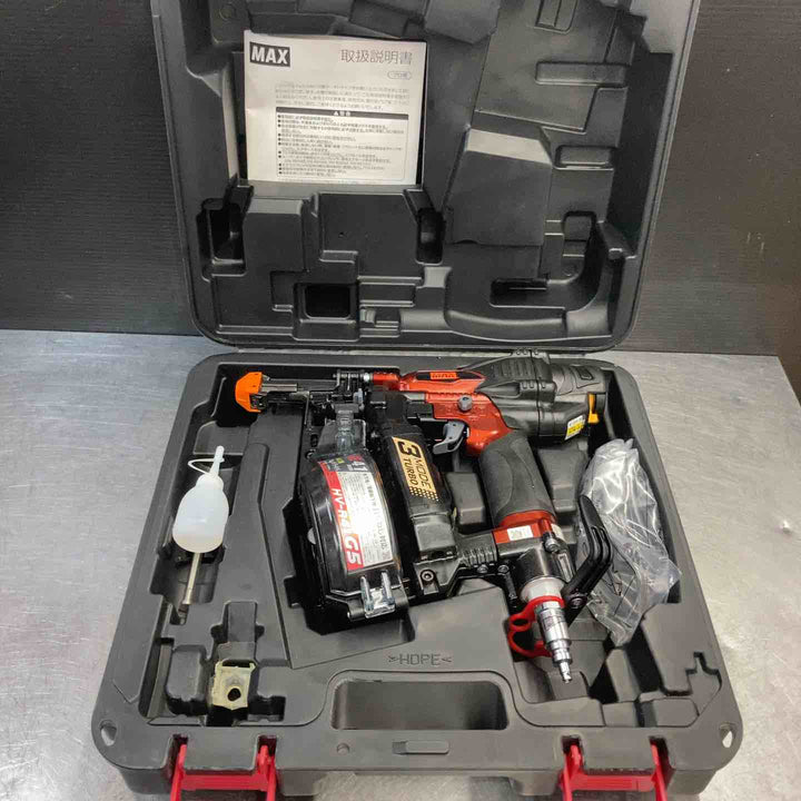 【中古品】 マックス(MAX) 41mm 高圧エアネジ打ち機 HV-R41G5-R 【東大和店】