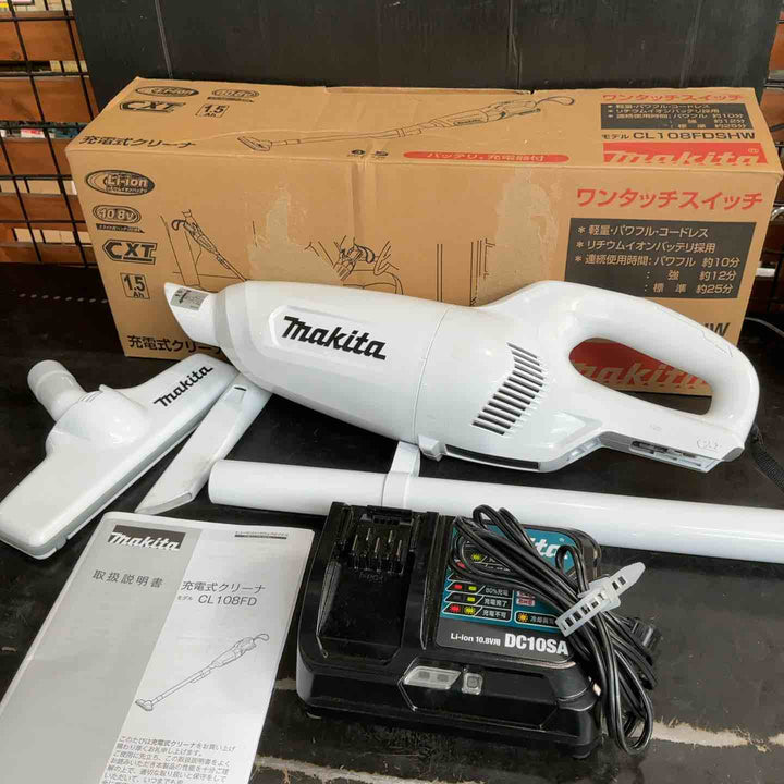 ◇マキタ(makita) コードレスクリーナー CL108FDSHW【草加店】