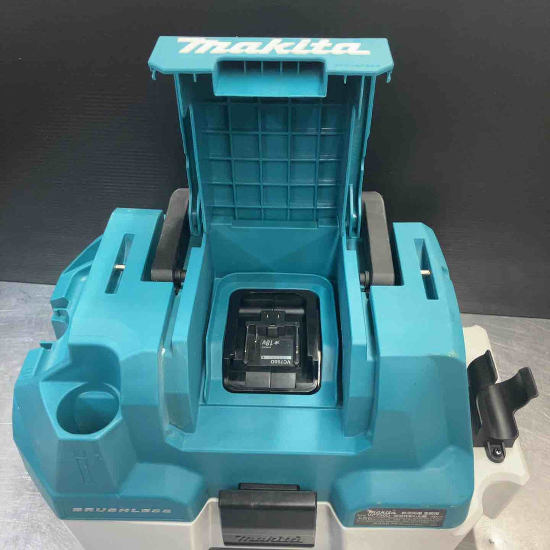 【中古品】 マキタ(makita) 18V コードレス集じん機 乾湿両用 VC750DZ 本体のみ 【東大和店】