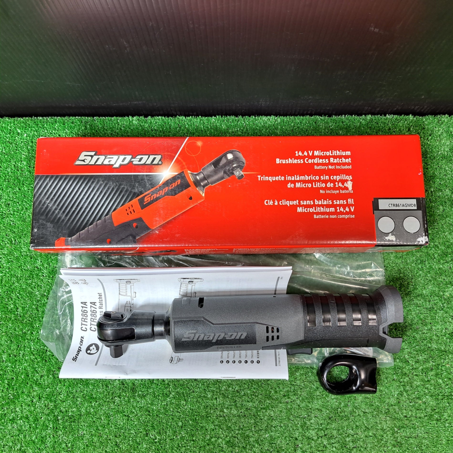 スナップオン/Snap-on 3/8sq コードレスラチェットレンチ CTR861AGMDB ガンメタ【岩槻店】