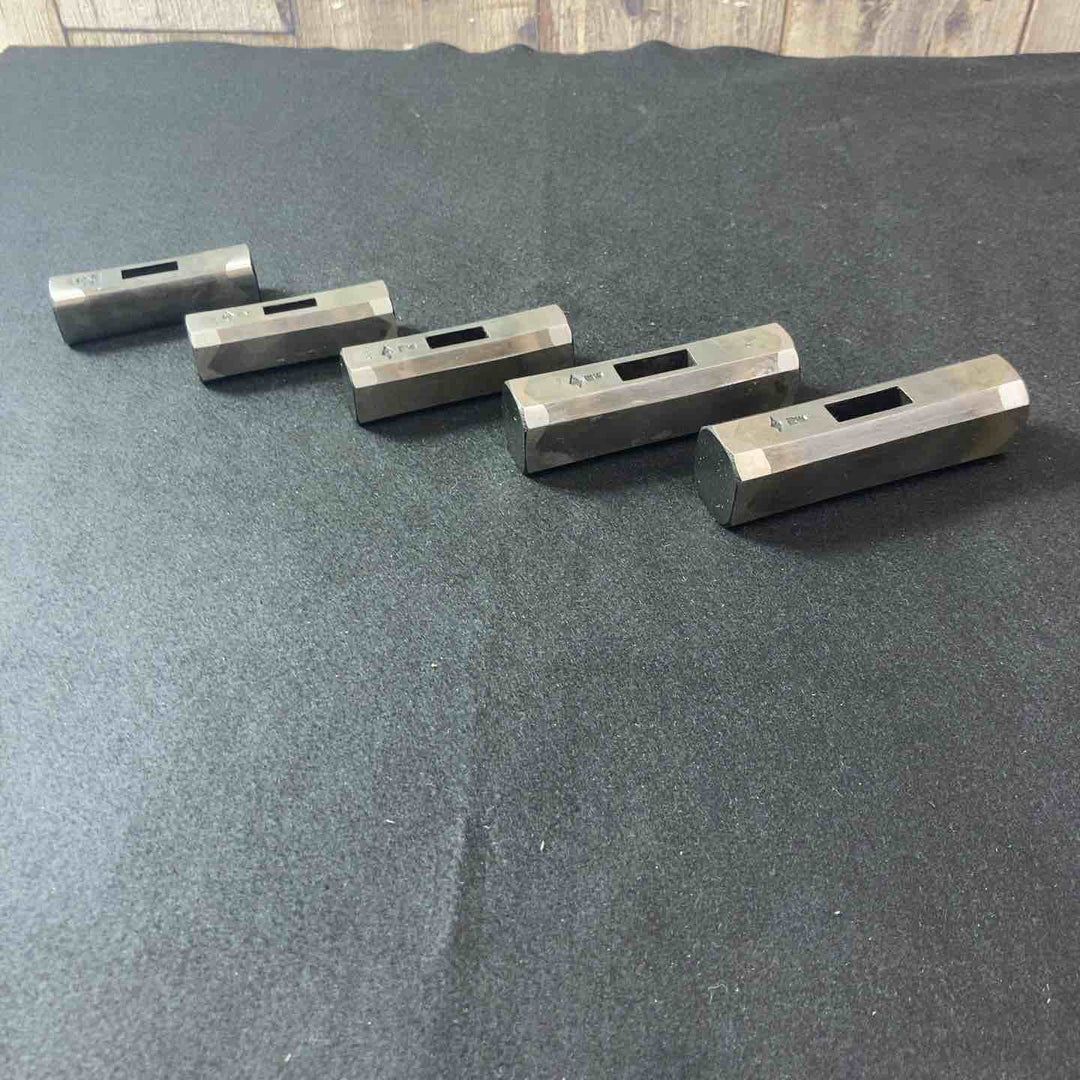 【未使用(店頭展示品)】玄翁(玄能)菱貫 60(四角)・60(八角)・80・100・120(匁) 5本まとめ 総重量：1.96Kg【東大和店】