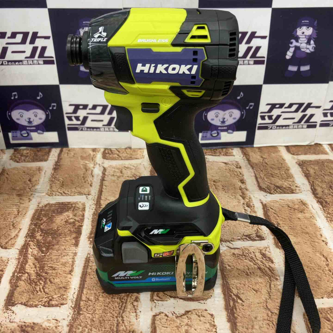 ★ハイコーキ(HIKOKI ※旧:日立工機) コードレスインパクトドライバ スパイダーイエロー WH36DD(2XHYSZ)【所沢店】